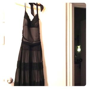 Black Halter dress